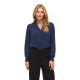 дамски,блузи,vila,lovie,v,neck,smock,top,long,sleeve,blouse,blue,(navy,blazer)