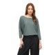 блуза,мъжки,пуловери,дамски,пуловери,vila,malu,boatneck,knit,sweater,blue,(balsam,green,melange)