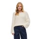 блуза,мъжки,пуловери,дамски,пуловери,vila,marley,knit,sweater,beige,(egret,melange)