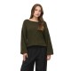 блуза,мъжки,пуловери,дамски,пуловери,vila,marley,knit,sweater,green,(forest,night,melange)