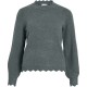 блуза,мъжки,пуловери,дамски,пуловери,vila,nikolina,o,neck,knit,sweater,green,(balsam,green,melange)