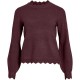 блуза,мъжки,пуловери,дамски,пуловери,vila,nikolina,o,neck,knit,sweater,red,purple,(port,royale,melange)