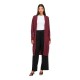 жилетка,мъжки,пуловери,дамски,пуловери,vila,ril,long,knit,cardigan,red,(port,royale,dark,melange)