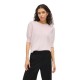 блуза,мъжки,пуловери,дамски,пуловери,vila,ril,o,neck,knit,short,sleeve,sweater,pink,(cherry,blossom,light,melange)