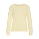 блуза,мъжки,пуловери,дамски,пуловери,vila,ril,o,neck,knit,sweater,yellow,(pastel,yellow,dark,melange)