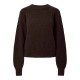 блуза,мъжки,пуловери,дамски,пуловери,yas,johi,wool,blend,sweater,brown,(coffee,bean)