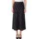 пола,дамски,поли,и,рокли,yas,pella,high,waist,midi,skirt,black,(black,small,birch,dots)