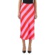 пола,дамски,поли,и,рокли,yas,pella,high,waist,midi,skirt,pink,(cyclamen,bittersweet,wide,stripes)
