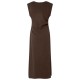 рокля,дамски,поли,и,рокли,yas,pina,sleeveless,midi,dress,brown,(chocolate,brown)