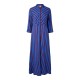 рокля,дамски,поли,и,рокли,yas,savanna,long,shirt,3,4,sleeve,long,dress,blue,(dazzling,blue,fig)