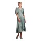 рокля,дамски,поли,и,рокли,yas,thea,2,4,wrap,short,sleeve,midi,dress,green,(green,milieu)
