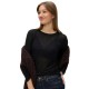 тениска,мъжки,тениски,дамски,тениски,vero,moda,ariel,long,sleeve,t,shirt,black,(black)