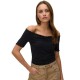 тениска,мъжки,тениски,дамски,тениски,vero,moda,awamyra,off,shoulder,short,sleeve,t,shirt,black,(black)