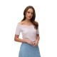 тениска,мъжки,тениски,дамски,тениски,vero,moda,awamyra,off,shoulder,short,sleeve,t,shirt,pink,(primrose,pink)