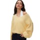 блуза,мъжки,пуловери,дамски,пуловери,vero,moda,maybe,2way,v,neck,sweater,yellow,(pale,banana)
