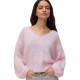 блуза,мъжки,пуловери,дамски,пуловери,vero,moda,maybe,2way,v,neck,sweater,pink,(parfait,pink)