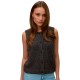 елек,дамски,жилетки,vero,moda,novah,o,neck,button,vest,black,(chocolate,torte,melange)