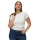 тениска,мъжки,тениски,дамски,тениски,vero,moda,curve,hloe,short,short,sleeve,t,shirt,white,(snow,white)