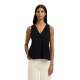 тениска,мъжки,тениски,дамски,тениски,selected,blair,peplum,sleeveless,v,neck,t,shirt,black,(black)