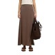пола,дамски,поли,и,рокли,selected,viva,ankle,linen,blend,high,waist,long,skirt,brown,(chocolate,chip)