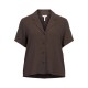 риза,с,къс,ръкав,дамски,ризи,мъжки,ризи,object,sanne,regular,short,sleeve,shirt,brown,(seal,brown)