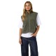 потник,дамски,жилетки,noisy,may,masey,short,teddy,vest,green,(kalamata)