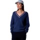 блуза,мъжки,пуловери,дамски,пуловери,rossignol,knitted,v,neck,sweater,blue,(dark,navy)
