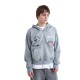 блуза,мъжки,пуловери,balmohk,30000421,patches,full,zip,sweatshirt,grey,(grey)