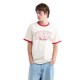 тениска,мъжки,тениски,дамски,тениски,balmohk,30000450,contrast,piping,short,sleeve,t,shirt,beige,(bright,red)