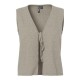 потник,дамски,жилетки,pieces,bree,tie,knit,vest,beige,(crockery,melange)