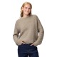 блуза,дамски,пуловери,дамски,плетени,дрехи,pieces,cleo,o,neck,chunky,knit,sweater,beige,(greige,melange)