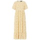 рокля,дамски,поли,и,рокли,pieces,evie,ankle,short,sleeve,long,dress,yellow,(french,vanilla,flower)