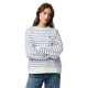 блуза,дамски,блузи,pieces,greta,emb,ub,sweatshirt,white,(cloud,dancer,hydrangea,heart,emb)