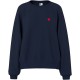 блуза,дамски,блузи,pieces,greta,emb,ub,sweatshirt,blue,(sky,captain,red,heart,emb)