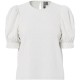 дамски,блузи,pieces,jamal,o,neck,short,sleeve,blouse,white,(cloud,dancer)