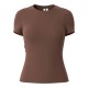 тениска,мъжки,тениски,дамски,тениски,pieces,lula,short,sleeve,t,shirt,brown,(hot,fudge)