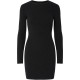 рокля,дамски,поли,и,рокли,pieces,mira,long,sleeve,dress,black,(black)