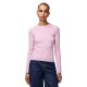 блуза,дамски,пуловери,дамски,плетени,дрехи,pieces,mira,new,o,neck,knit,sweater,pink,(winsome,orchid,birch,narrow)