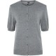 жилетка,мъжки,пуловери,дамски,пуловери,pieces,nora,o,neck,knit,cardigan,grey,(medium,grey,melange)
