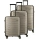 куфари,travelite,air,base,4w,l,m,expandable,s,trolley,bag,refurbished,brown,(champagne,metallic)
