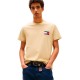 тениска,мъжки,тениски,дамски,тениски,tommy,jeans,dm0dm20740,short,sleeve,t,shirt,beige,(relic,tan)