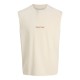 тениска,мъжки,тениски,дамски,тениски,jack,&,jones,norrebro,emb,sleeveless,t,shirt,beige,(antique,white)