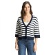 жилетка,мъжки,пуловери,дамски,пуловери,tom,tailor,1050539,cardigan,white,(white,sky,blue,knit,stripe)