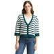 жилетка,мъжки,пуловери,дамски,пуловери,tom,tailor,1050539,cardigan,green,(white,green,knit,stripe)