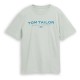 тениска,мъжки,тениски,дамски,тениски,tom,tailor,cotton,logo,print,short,sleeve,t,shirt,green,(soft,greyish,green)