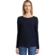 блуза,дамски,пуловери,дамски,плетени,дрехи,tom,tailor,ottoman,sweater,blue,(sky,captain,blue)
