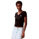 дънки,дамски,топове,calvin,klein,jeans,lv047c910g,short,sleeve,top,black,(black)