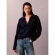 блуза,дамски,пуловери,дамски,плетени,дрехи,calvin,klein,jeans,lv144d341g,v,neck,sweater,blue,(dark,sapphire)