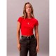 бебешка,тениска,мъжки,тениски,дамски,тениски,calvin,klein,jeans,monogram,baby,short,sleeve,t,shirt,red,(adrenaline,rush)