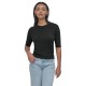 блуза,мъжки,пуловери,дамски,пуловери,dkny,dw7000058,short,sleeve,sweater,black,(black,heather)